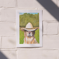 Dog In A Hat | A5 Original